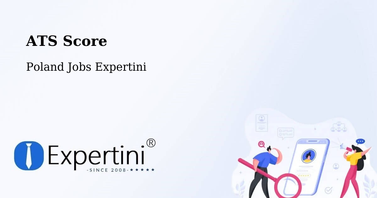 Resume ATS Score & Job Description Match Tool – Suchań - Poland Jobs Expertini