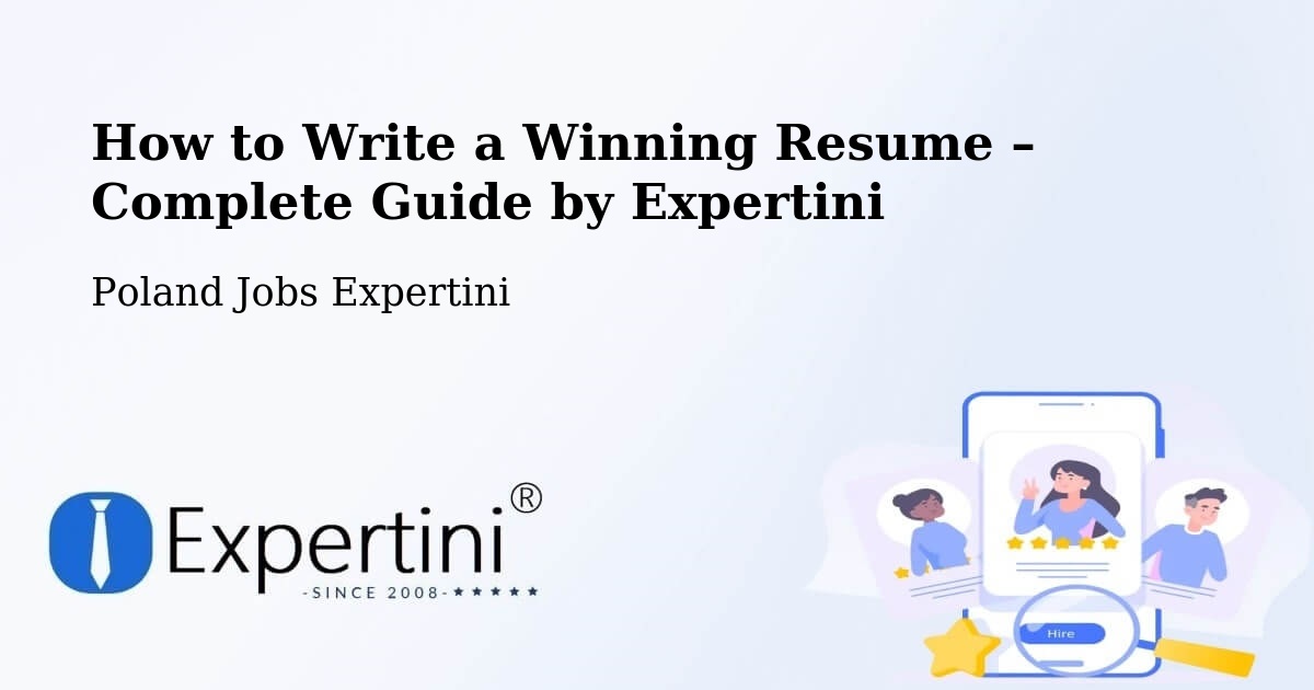 Resume Writing Guide for Job Seekers – Suchań - Suchań, Poland Jobs Expertini